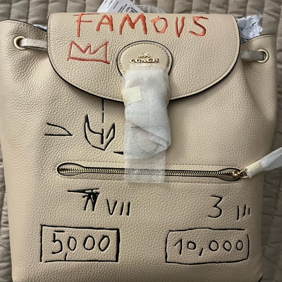 NWT/ Coach 2 piece Basquiat large toggle backpack set-firm - Picture 13 of 13